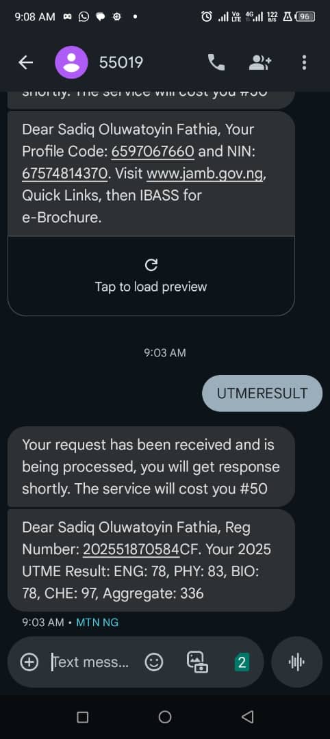 Sadiq Oluwatoyin Fathia - 336/400