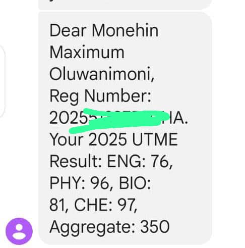 Monehin Maximum Oluwanimoni - 350/400