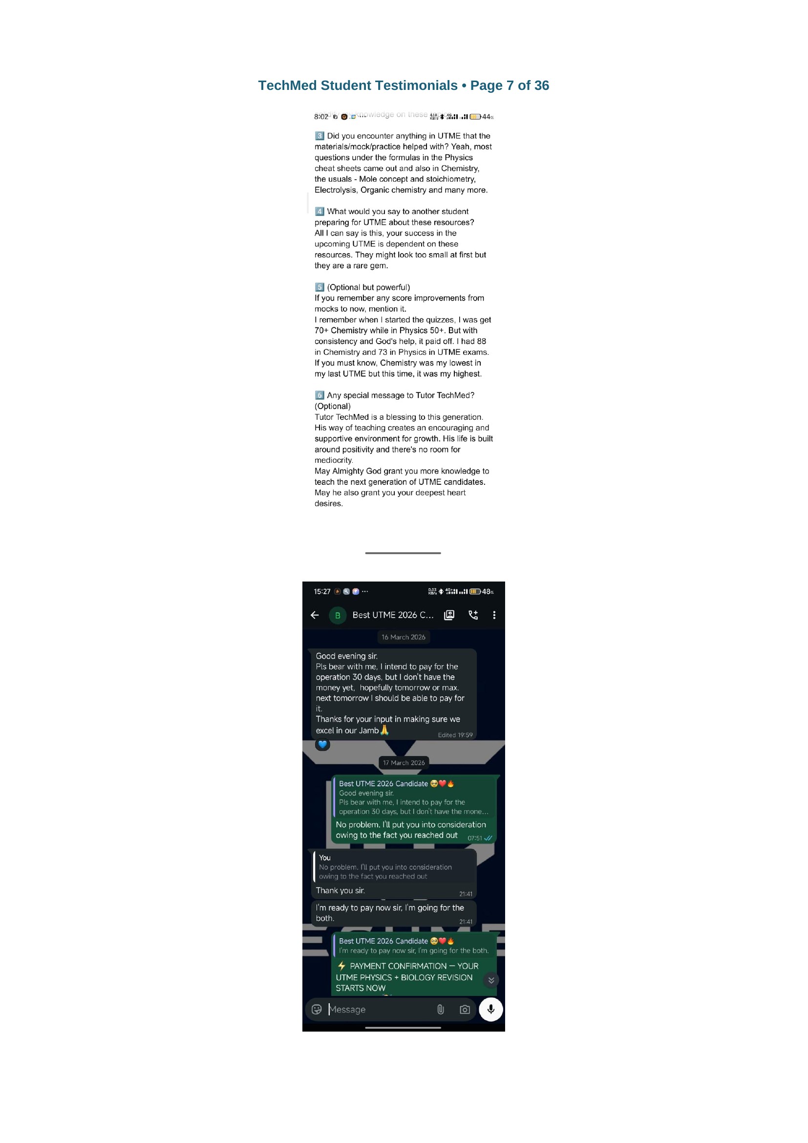 TECHMED Student Testimonial 8